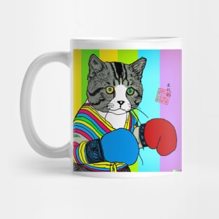 Muay Thai Kitty Mug